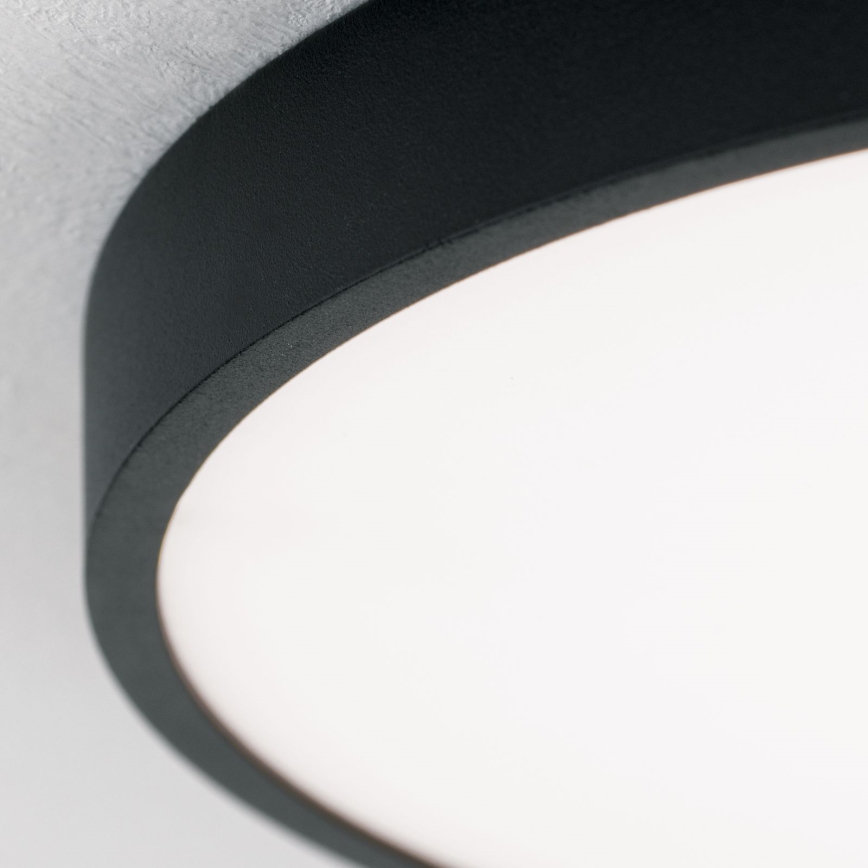 Plafoniera LED BULLY LED/28W/230V diametro 28 cm nero