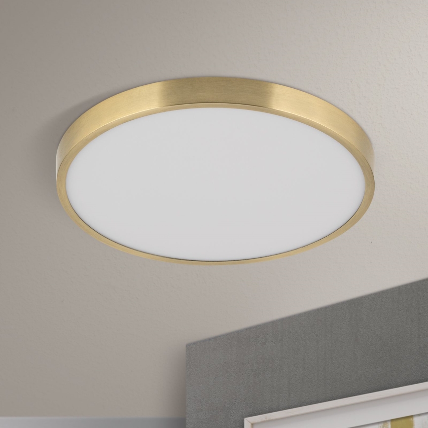 Plafoniera LED BULLY LED/28W/230V diametro 28 cm oro