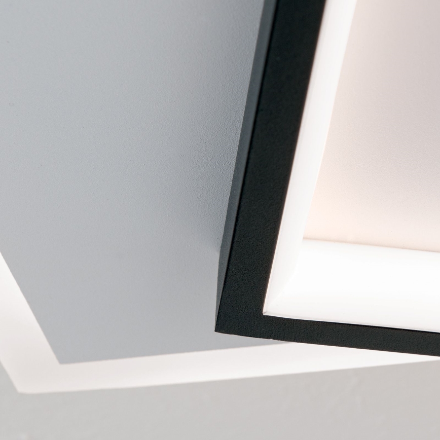 Plafoniera LED dimmerabile EMANUEL LED/50W/230V bianco/nero