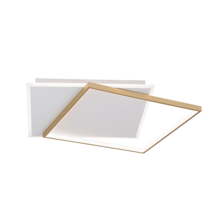 Plafoniera LED dimmerabile EMANUEL LED/50W/230V bianco/oro