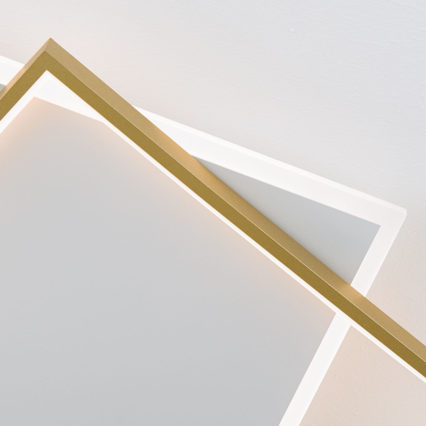 Plafoniera LED dimmerabile EMANUEL LED/50W/230V bianco/oro