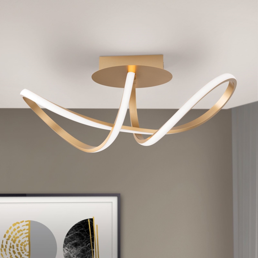 Lampadario a plafone LED dimmerabile CIRCUS LED/30W/230V oro
