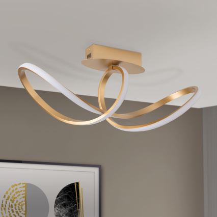 Lampadario a plafone LED dimmerabile CIRCUS LED/30W/230V oro