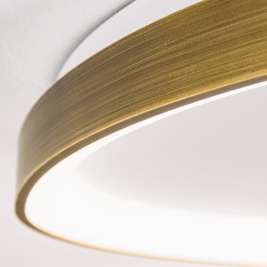 Plafoniera LED CHARLIE LED/48W/230V diametro 65 cm oro