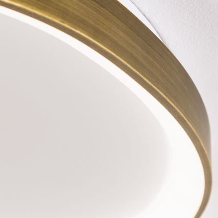 Plafoniera LED CHARLIE LED/48W/230V diametro 65 cm oro