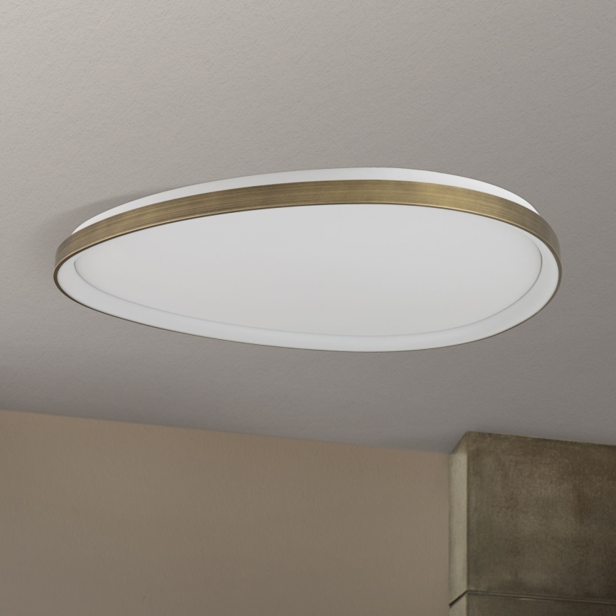 Plafoniera LED CHARLIE LED/72W/230V diametro 80 cm oro