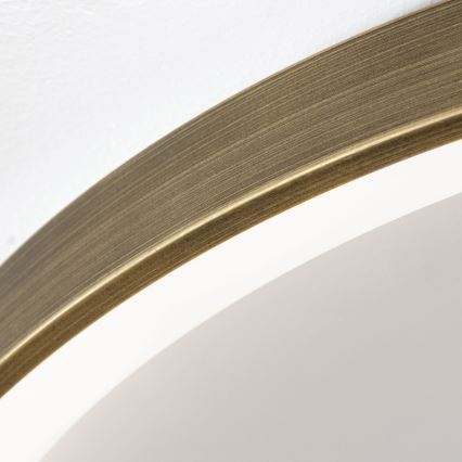 Plafoniera LED CHARLIE LED/72W/230V diametro 80 cm oro