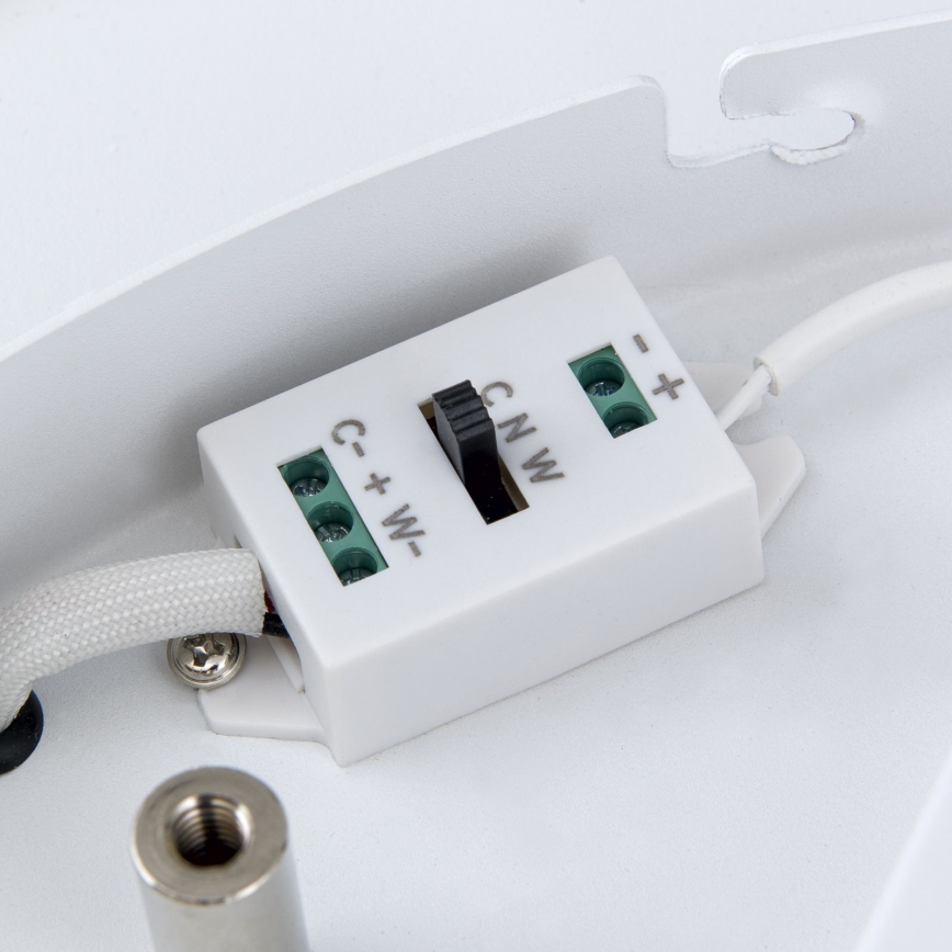Plafoniera LED dimmerabile MASCA LED/36W/230V 2700/3350/4000K diametro 40 cm bianco