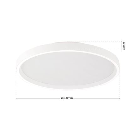 Plafoniera LED dimmerabile MASCA LED/36W/230V 2700/3350/4000K diametro 40 cm bianco