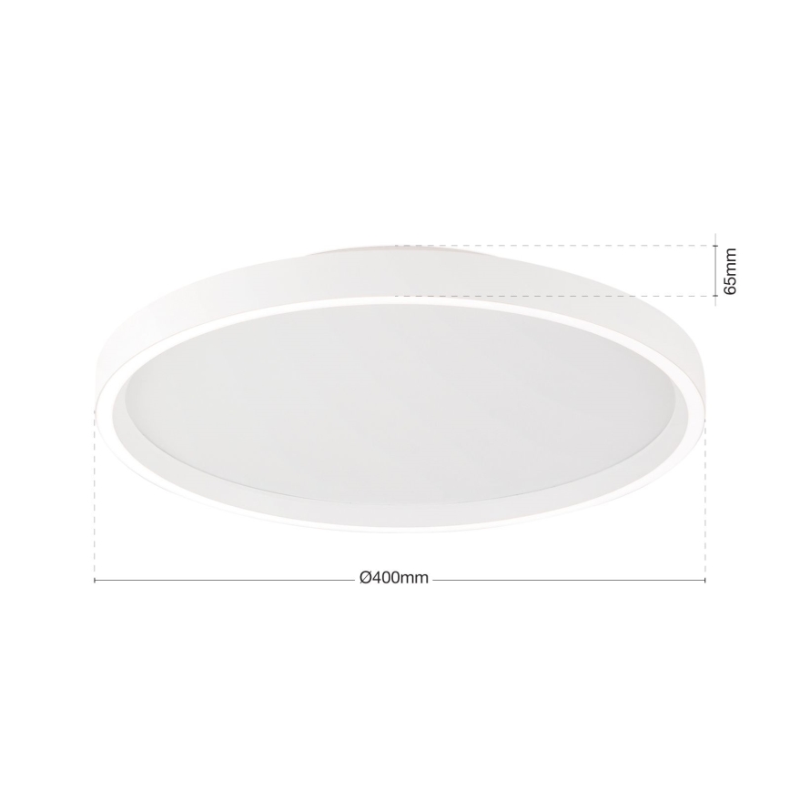 Plafoniera LED dimmerabile MASCA LED/36W/230V 2700/3350/4000K diametro 40 cm bianco