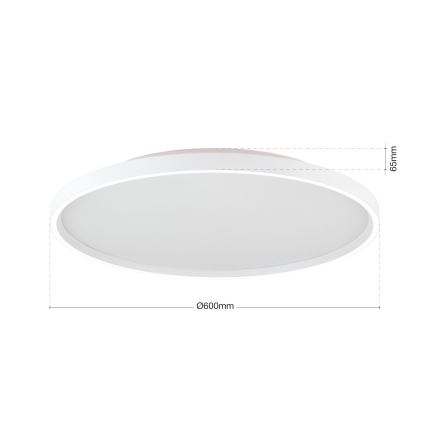 Plafoniera LED dimmerabile MASCA LED/47W/230V 2700/3350/4000K diam. 60 cm bianco