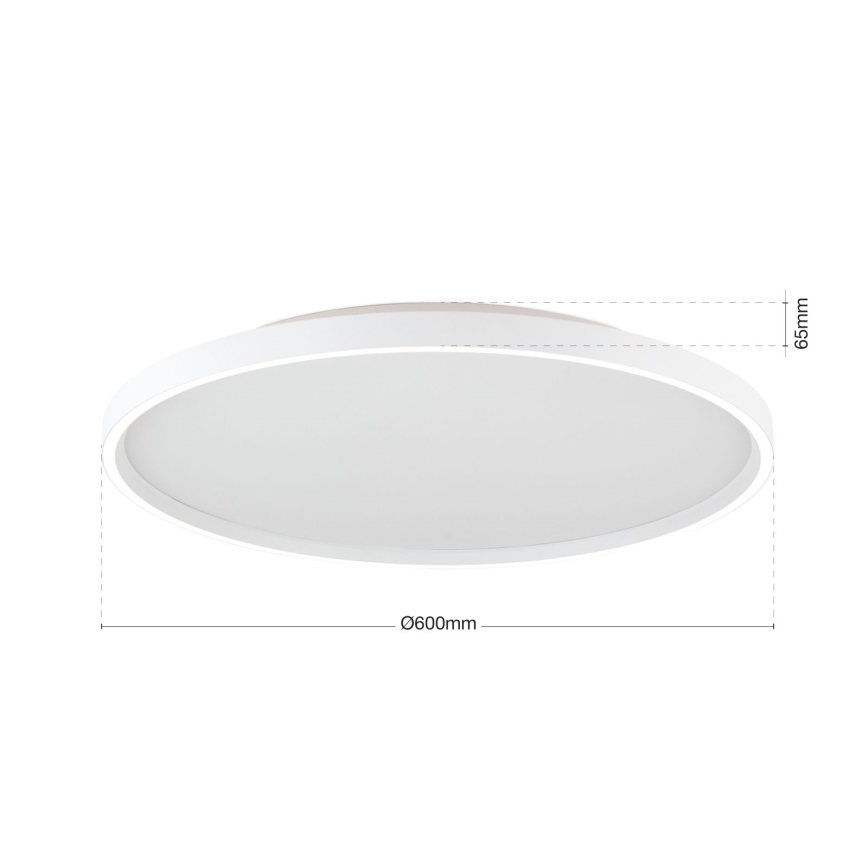 Plafoniera LED dimmerabile MASCA LED/47W/230V 2700/3350/4000K diam. 60 cm bianco