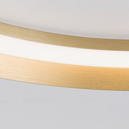 Plafoniera LED dimmerabile MANTA LED/38W/230V 2700/3000/4000K diametro 45 cm oro
