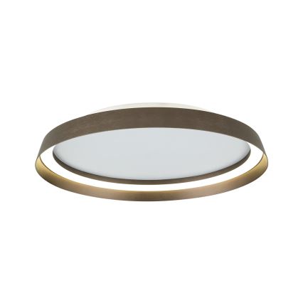Plafoniera LED dimmerabile MANTA LED/38W/230V 2700/3000/4000K diametro 45 cm marrone