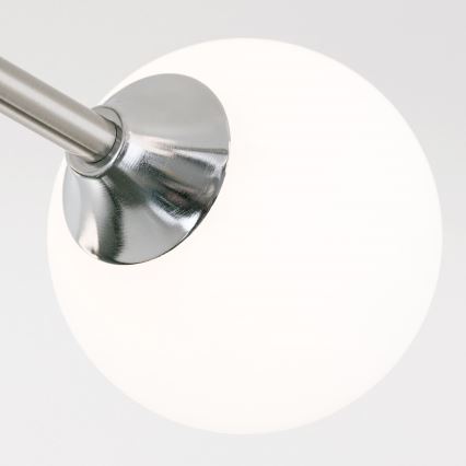 Lampadario a plafone SNOWWHITE 6xG9/20W/230V diametro 84 cm cromo opaco