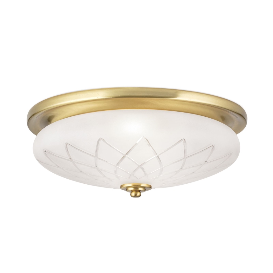 Plafoniera PORTO 2xE27/40W/230V diametro 37 cm oro