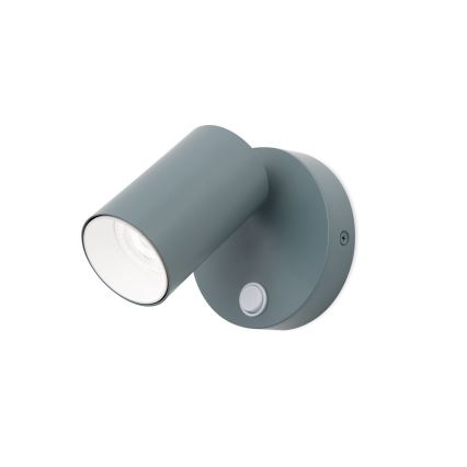 Faretto da parete PENN 1xGU10/13W/230V grigio
