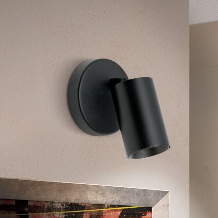 Faretto da parete SEAN 1xGU10/13W/230V nero