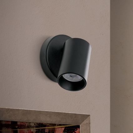 Faretto da parete SEAN 1xGU10/13W/230V nero