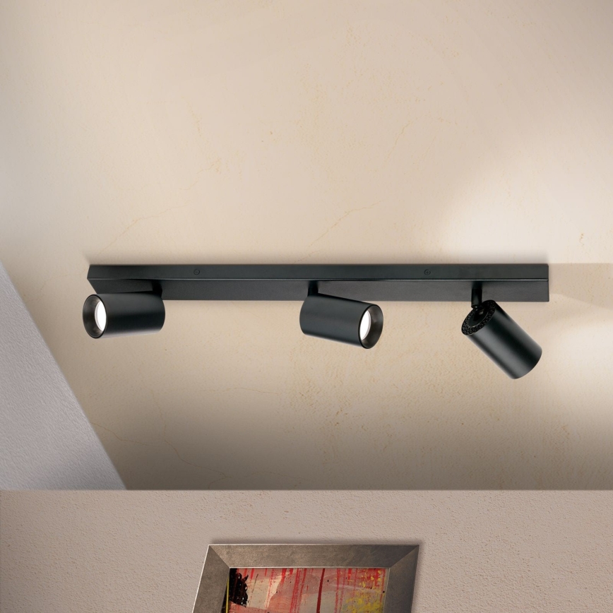 Faretto orientabile SEAN 3xGU10/13W/230V, nero