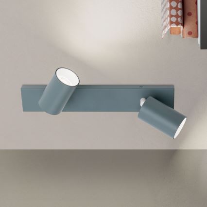 Faretto PENN 2xGU10/13W/230V grigio