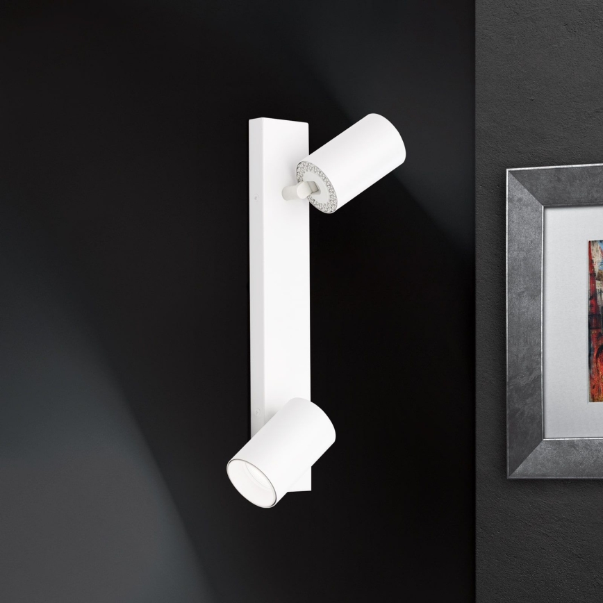 Faretto SEAN 2xGU10/13W/230V bianco