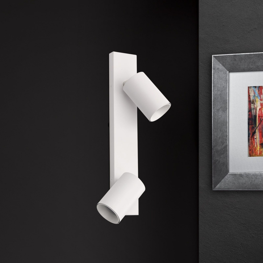 Faretto SEAN 2xGU10/13W/230V bianco