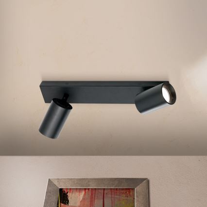 Orion - Faretto SEAN 2xGU10/13W/230V nero