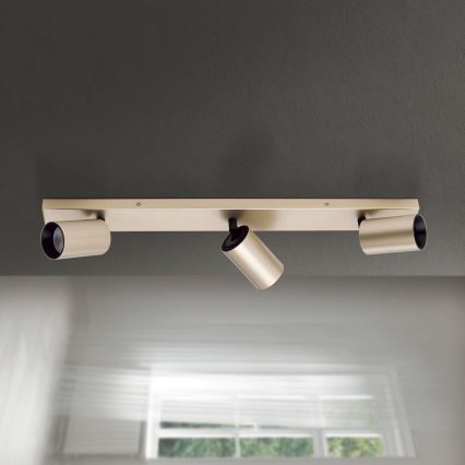 Faretto SEAN 3xGU10/13W/230V dorato