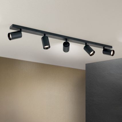 Orion - Faretto SEAN 5xGU10/13W/230V nero