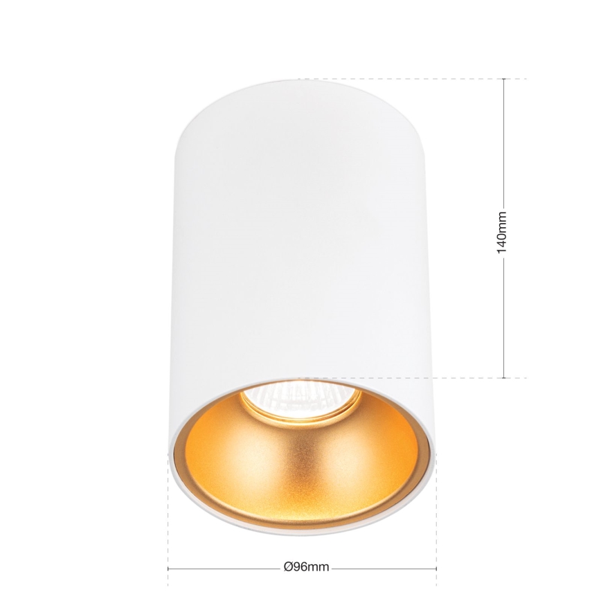 Faretto STARLIGHT 1xGU10/50W/230V bianco/oro