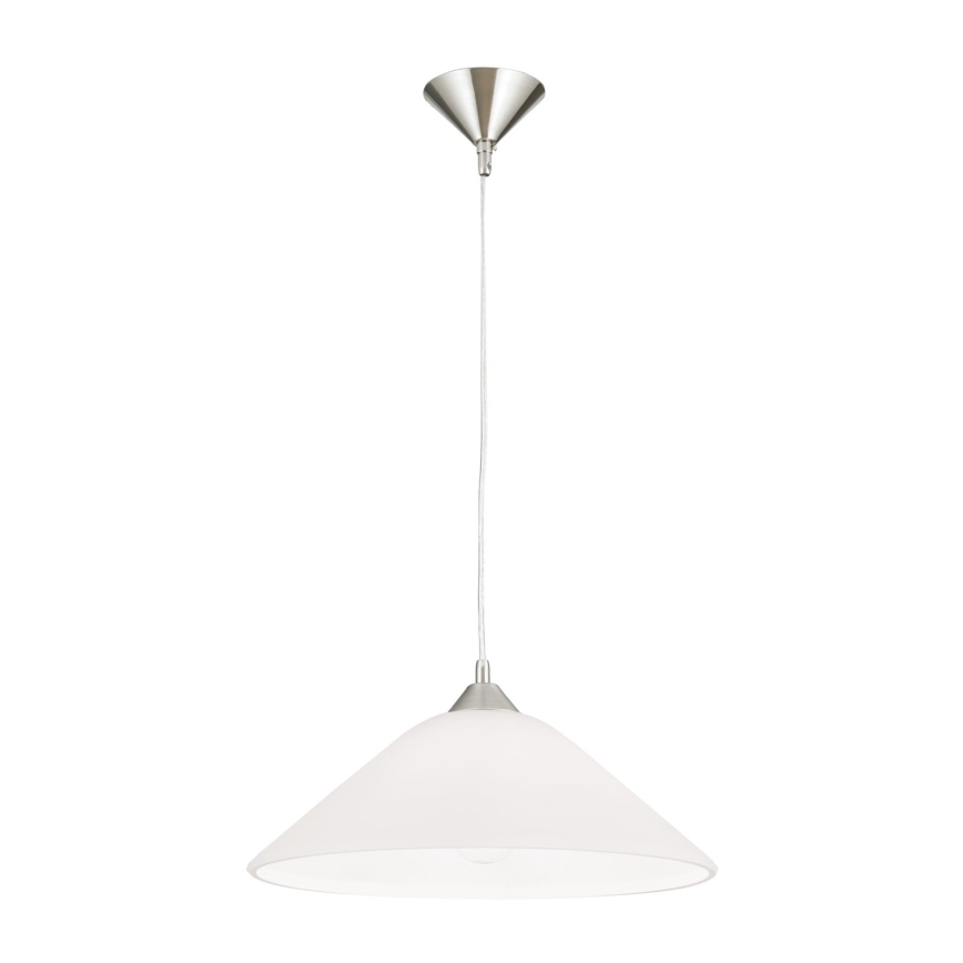 Lampadario a sospensione con filo GRADO 1xE27/60W/230V diametro 40 cm cromo opaco