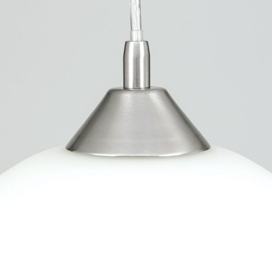 Lampadario a sospensione con filo GRADO 1xE27/60W/230V diametro 40 cm cromo opaco