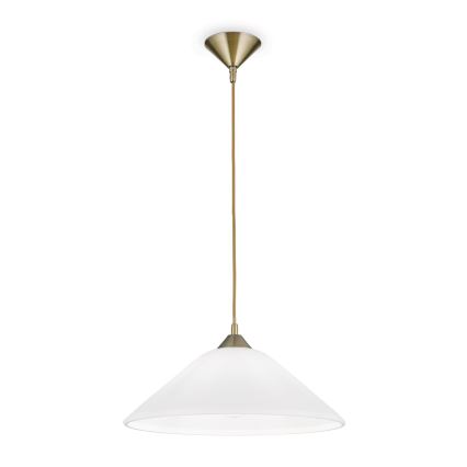 Lampadario a sospensione con filo GRADO 1xE27/60W/230V diametro 40 cm ottone