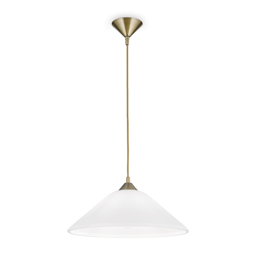 Lampadario a sospensione con filo GRADO 1xE27/60W/230V diametro 40 cm ottone