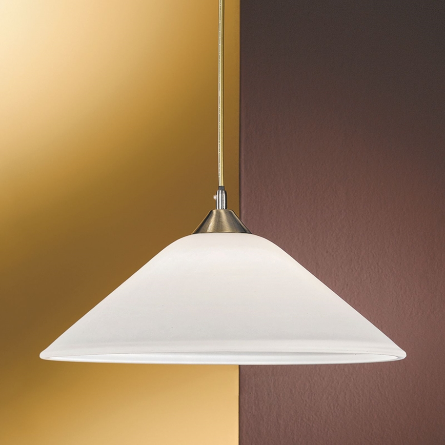 Lampadario a sospensione con filo GRADO 1xE27/60W/230V diametro 40 cm ottone
