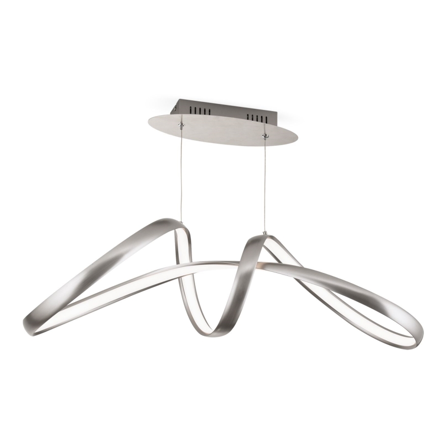 Lampadario a sospensione con filo LED dimmerabile CIRCUS LED/36W/230V argento