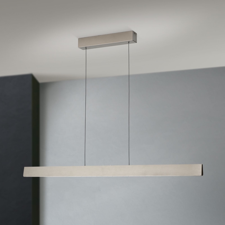 Lampadario a sospensione con filo LED dimmerabile TARA LED/44W/230V 2700/3800/4500/5700K cromo opaco