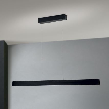 Lampadario a sospensione con filo LED dimmerabile TARA LED/44W/230V 2700/3800/4500/5700K nero