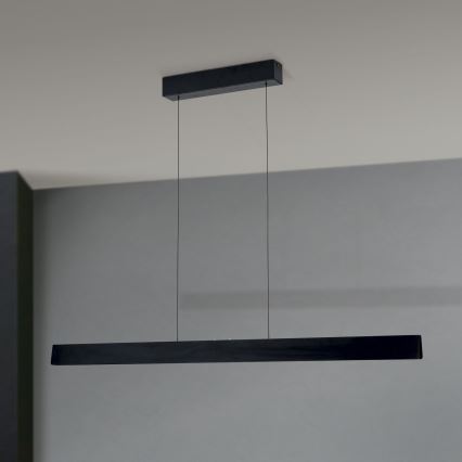 Lampadario a sospensione con filo LED dimmerabile TARA LED/44W/230V 2700/3800/4500/5700K nero