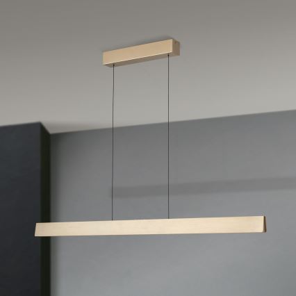 Lampadario a sospensione con filo LED dimmerabile TARA LED/44W/230V 2700/3800/4500/5700K oro