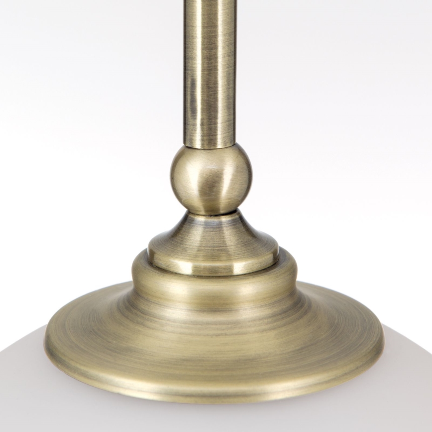 Lampadario a sospensione con filo OLD LAMP 1xE27/40W/230V bianco/ottone