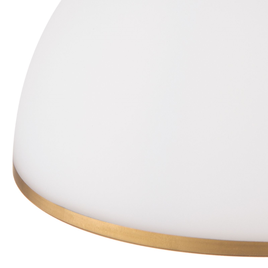 Lampadario a sospensione con catena OLD LAMP 1xE27/40W/230V diametro 30 cm bianco/ottone