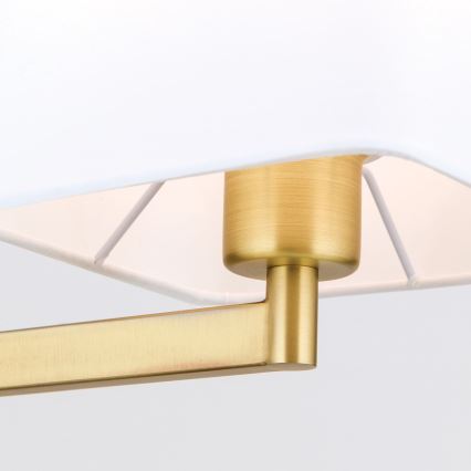 Lampada da tavolo CARLTON 1xE27/40W/230V bianco/oro