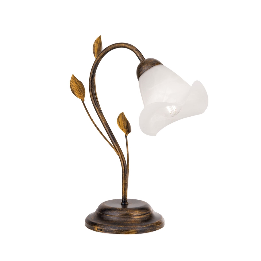 Lampada da tavolo SISI 1xE14/40W/230V bronzo/patina