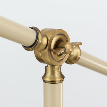 Lampada da tavolo SCHILLER 1xE27/40W/230V color crema/bronzo