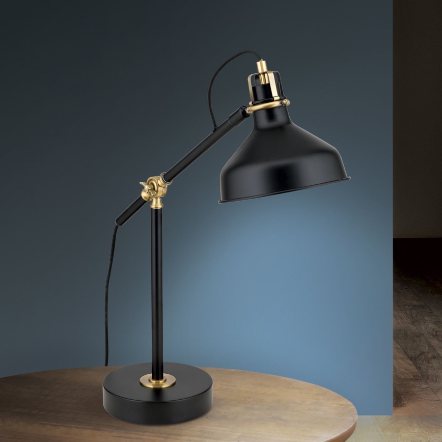 Lampada da tavolo SCHILLER 1xE27/40W/230V nero/bronzo