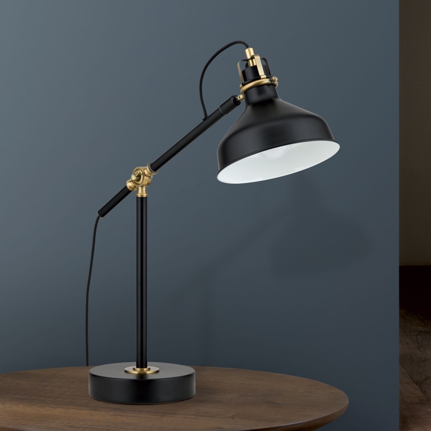 Lampada da tavolo SCHILLER 1xE27/40W/230V nero/bronzo