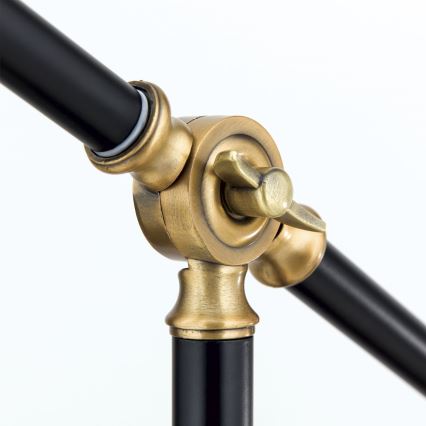 Lampada da tavolo SCHILLER 1xE27/40W/230V nero/bronzo