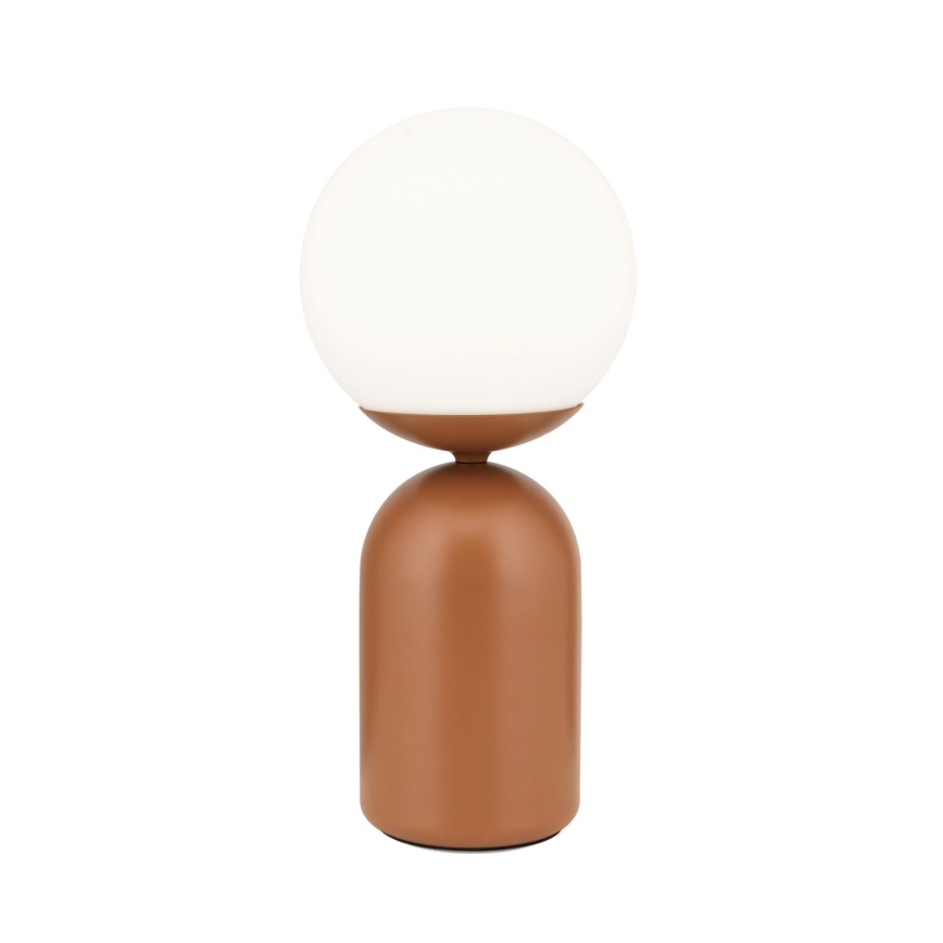 Lampada da tavolo STANLEY 1xE14/25W/230V ceramiche/marrone